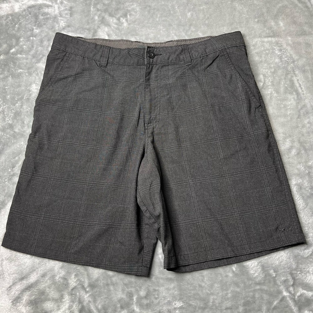 O'Neill Boardshorts Men Size 36 Lincoln Drawstring Shorts Grey Summer